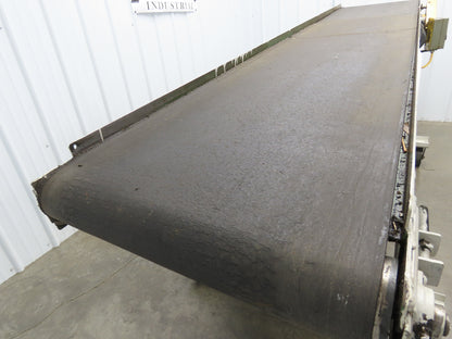 Wardcraft 24"x 10' Portable Incline Belt Conveyor .33Hp 3PH Chain Drive 36FPM