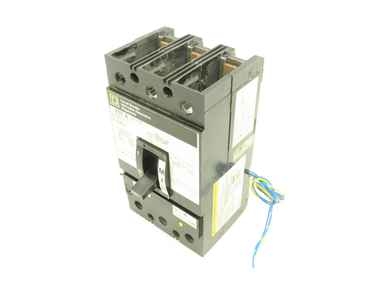 Square D 12-718031-11 Circuit Breaker 250A 600V 3 Pole W/Shunt Trip Type KAAL