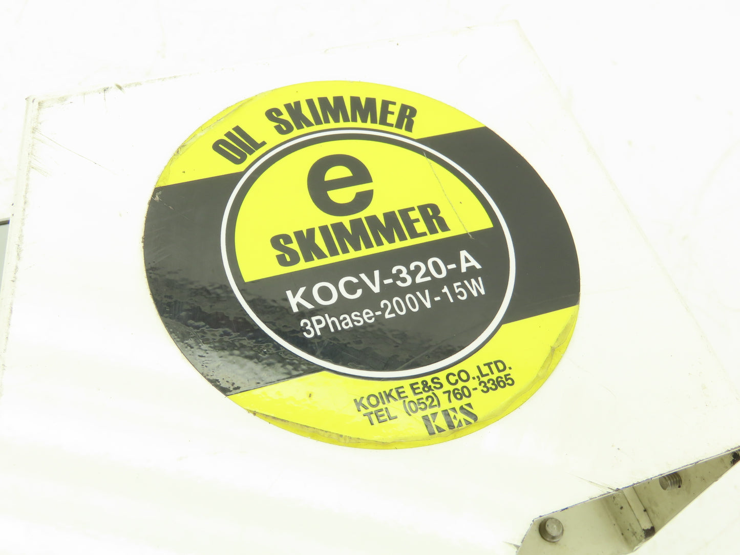 Koike HF15R050 KOCV-320-A Oil Skimmer 40mm Belt Oil Recovery Unit 15W 220V 3PH