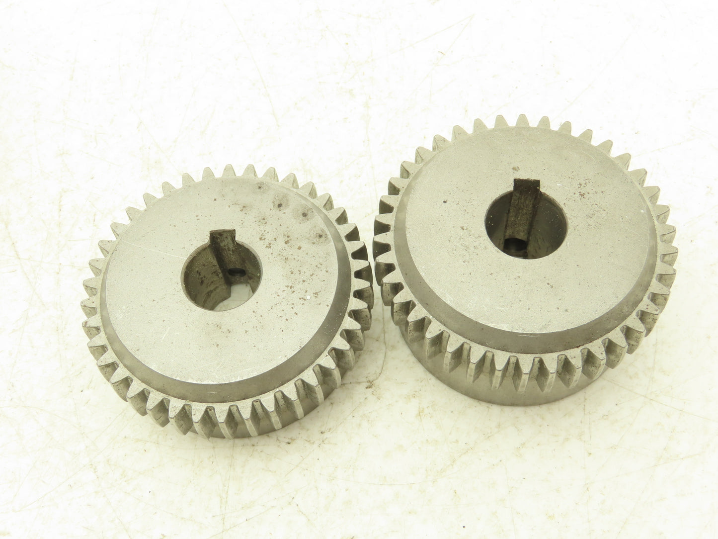Gear Coupling With Nylon Sleeve Set 18mm Bore Both Sides 1/4" Keyway