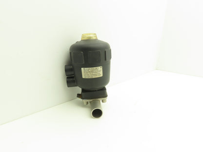 Burkert 134311 Diaphragm Valve 2 way Type 2031 SS 21,3 x 1,6 Socket Weld 145 PSI