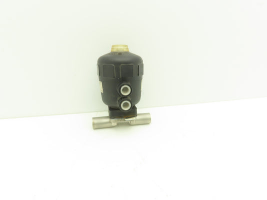 Burkert 134311 Diaphragm Valve 2 way Type 2031 SS 21,3 x 1,6 Socket Weld 145 PSI