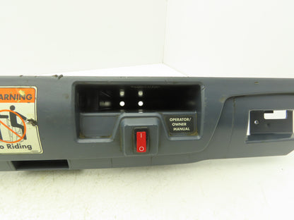 Toyota 8HBW23 Dash Plastic Cover Removed From 8HBW23 Walkie Pallet Jack