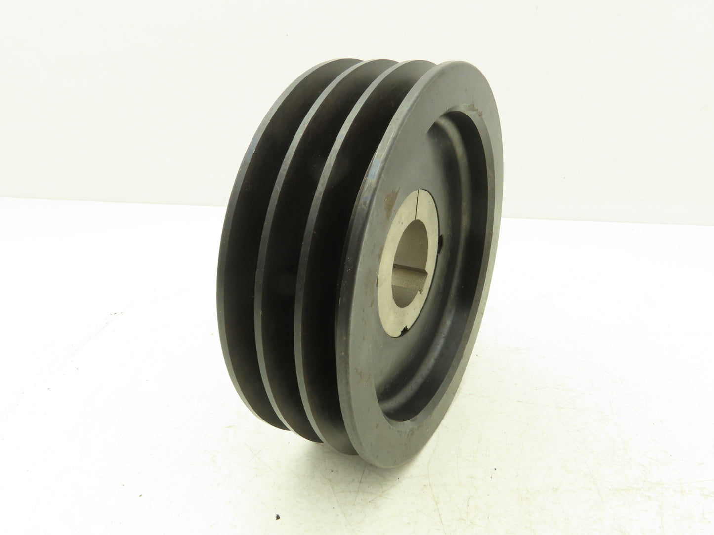 Martin 3B76 3 Groove V-Belt Pulley 8" OD A,B Belt Section 2517 Bushing 1-7/8"