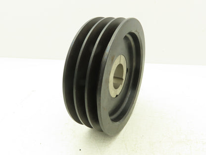 Martin 3B76 3 Groove V-Belt Pulley 8" OD A,B Belt Section 2517 Bushing 1-7/8"
