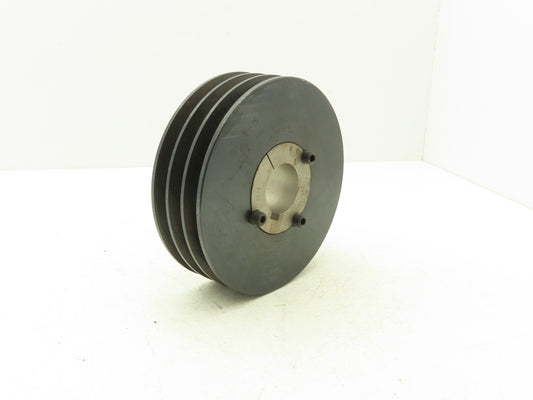 Martin 3B76 3 Groove V-Belt Pulley 8" OD A,B Belt Section 2517 Bushing 1-7/8"