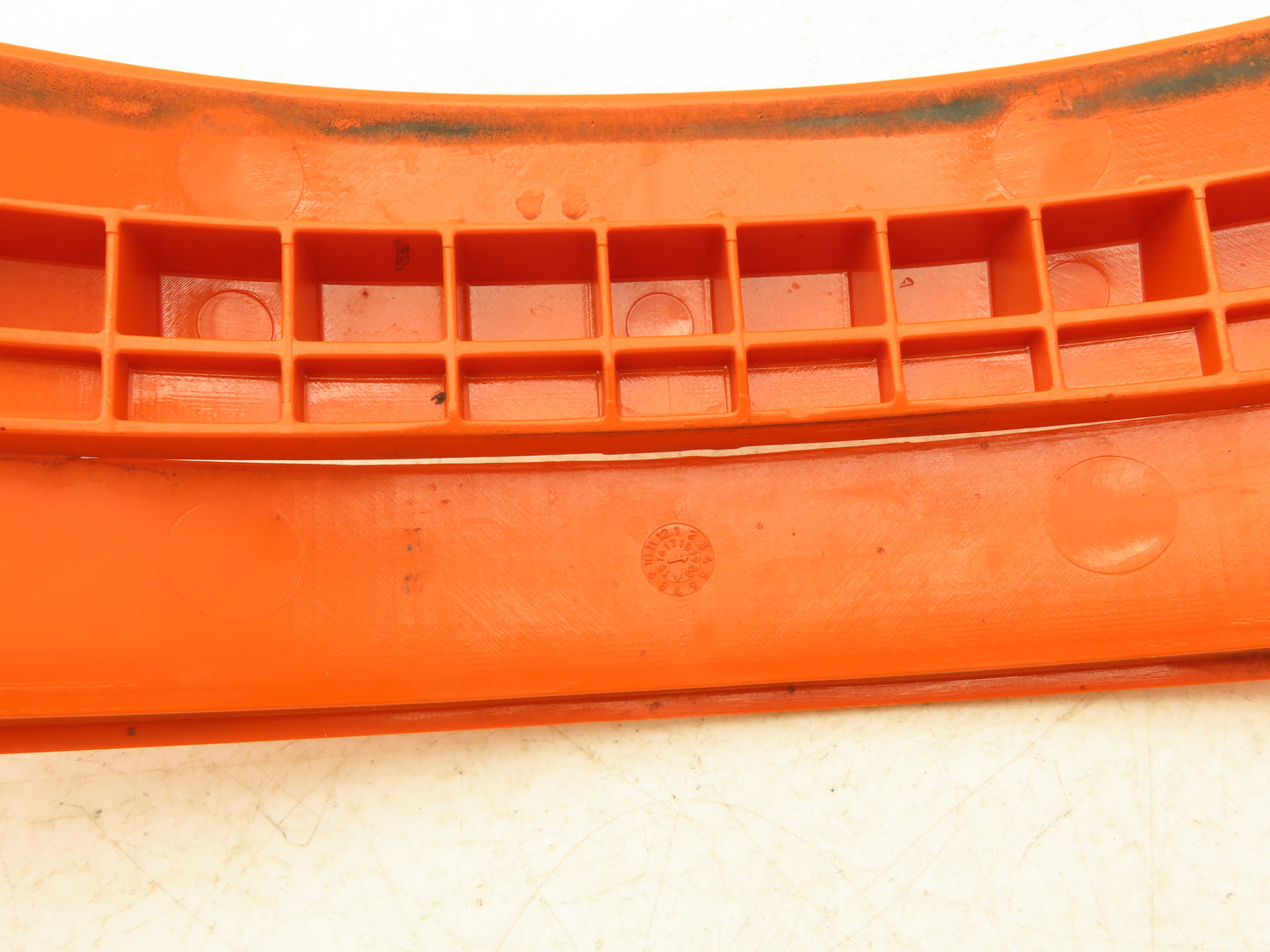 Toyota 8HBW23 Orange Shroud Plastic Cover Removed From 8HBW23 Walkie Pallet Jack