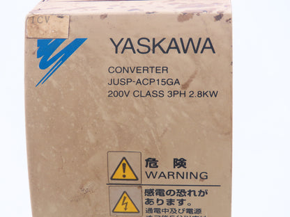 Yaskawa JUSP-ACP15GA Drivepack Converter Unit 200-230VAC 3Ph In 280-330VDC Out