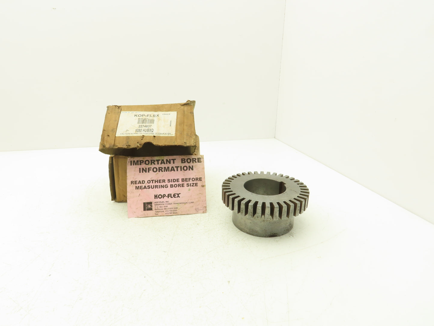 Kop-Flex 1080 HUBXQ Grid Coupling Hub Steel Straight Bore 2.725" Keyway 1/2"