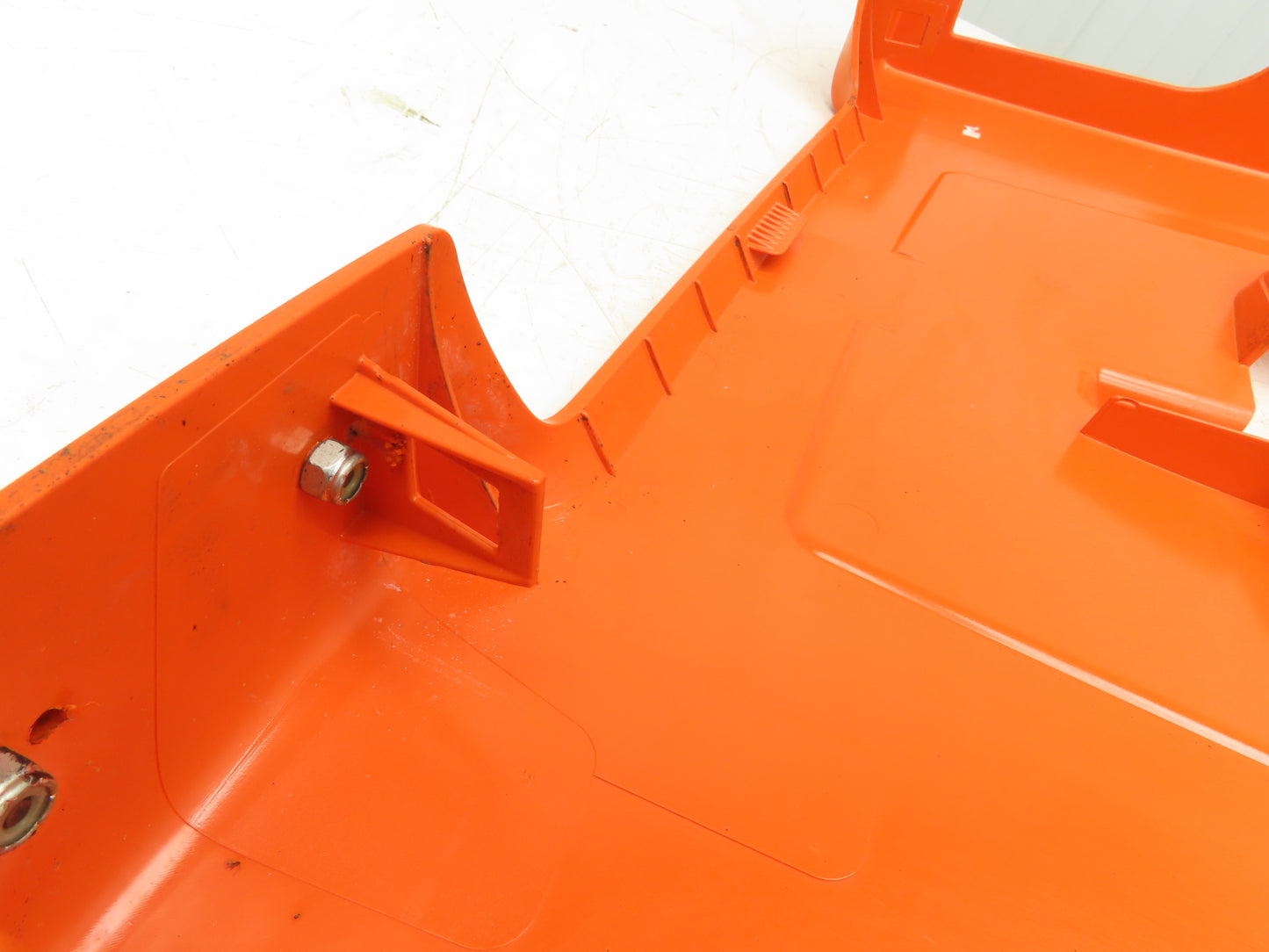 Toyota 8HBW23 Large Orange Shroud Cover Removed From 8HBW23 Walkie Pallet Jack