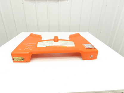 Toyota 8HBW23 Large Orange Shroud Cover Removed From 8HBW23 Walkie Pallet Jack