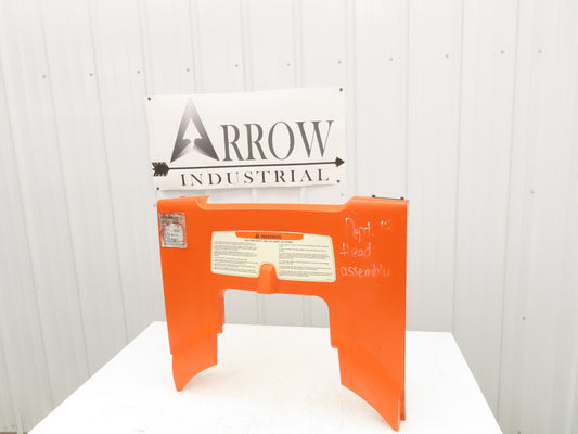 Toyota 8HBW23 Large Orange Shroud Cover Removed From 8HBW23 Walkie Pallet Jack