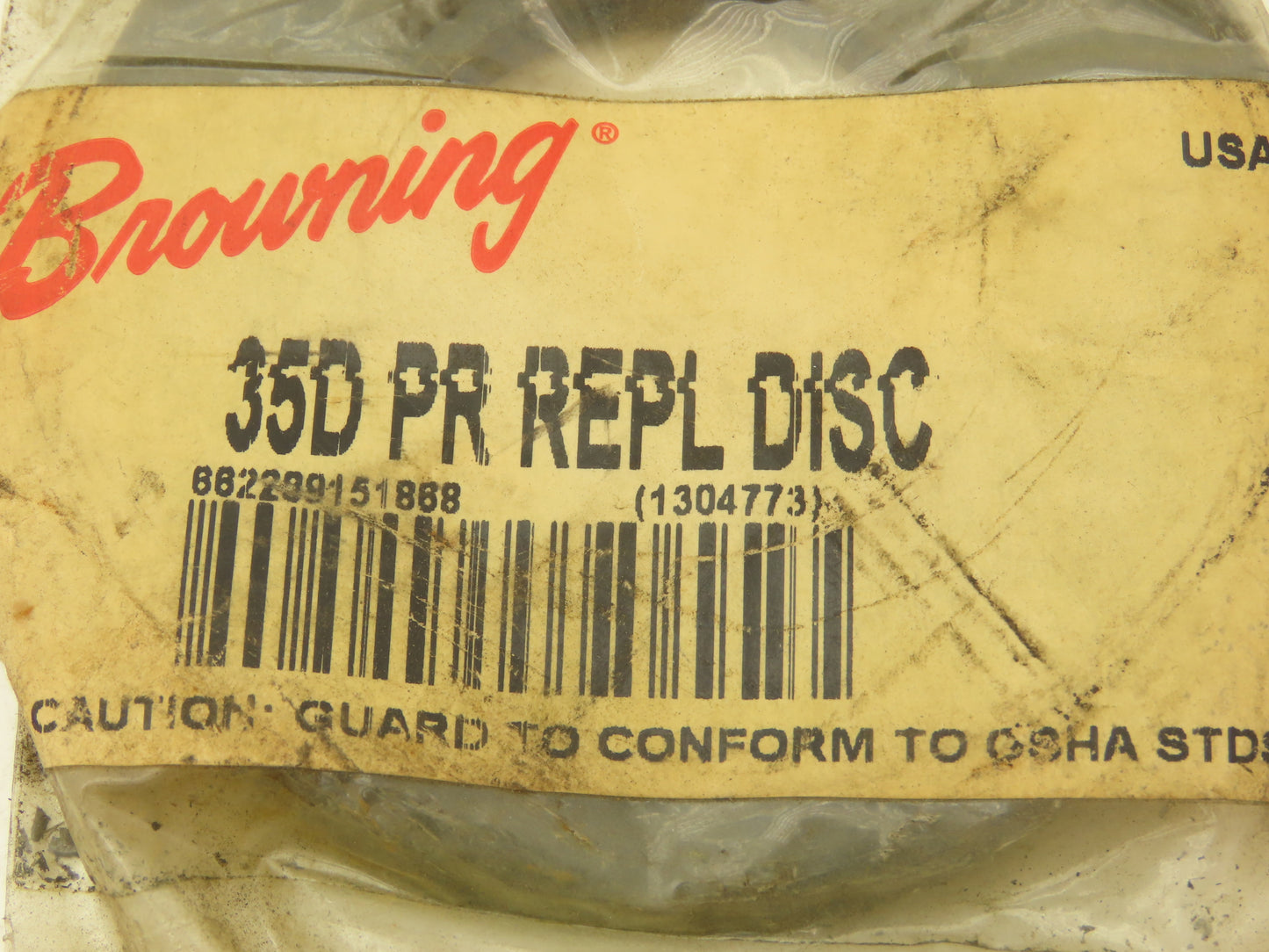 Browning 35D PR Torque Limiter Repl Disc Limiter Disc Accessory Set of 2 Discs