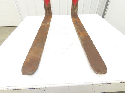 Cascade 7000025 4x42" Class 2 Steel Forklift Forks 16" Carriage 1-Pair