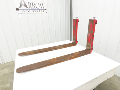 Cascade 7000025 4x42" Class 2 Steel Forklift Forks 16" Carriage 1-Pair