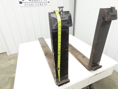 Cascade 7000027 4-3/4 X 47" Class 3 Steel Forklift Forks 20" Carriage 1-Pair