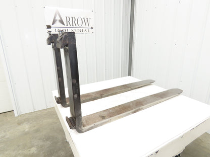 Cascade 7000027 4-3/4 X 47" Class 3 Steel Forklift Forks 20" Carriage 1-Pair