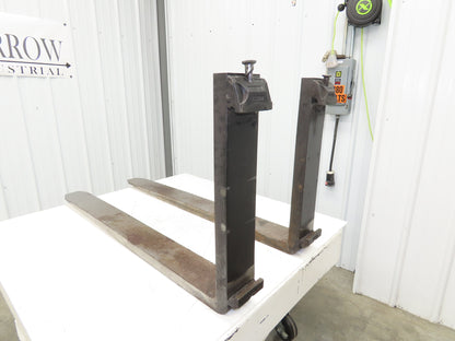 Cascade 7000027 4-3/4 X 47" Class 3 Steel Forklift Forks 20" Carriage 1-Pair