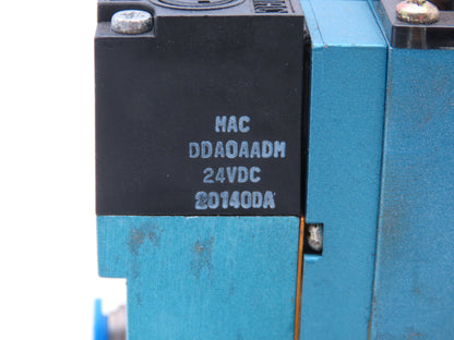 MAC 92 Series MAConnect 3-Station Pneumatic Solenoid Valve Manifold Assembly 24V