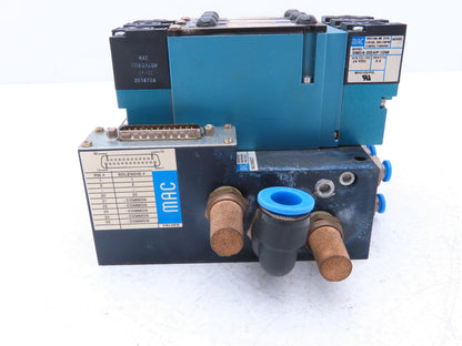 MAC 92 Series MAConnect 3-Station Pneumatic Solenoid Valve Manifold Assembly 24V