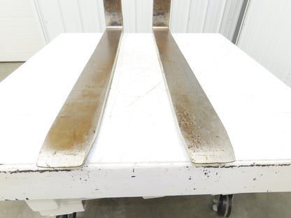 Class 3 Steel Forklift Forks Pair 4-3/4 X 47.5"  20" Carriage TS2364-1500X500