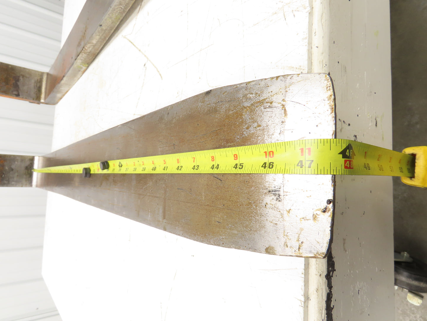 Class 3 Steel Forklift Forks Pair 4-3/4 X 47.5"  20" Carriage TS2364-1500X500