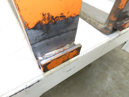 Class 3 Steel Forklift Forks Pair 4-3/4 X 47.5"  20" Carriage TS2364-1500X500