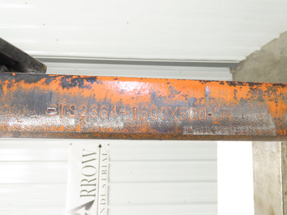 Class 3 Steel Forklift Forks Pair 4-3/4 X 47.5"  20" Carriage TS2364-1500X500