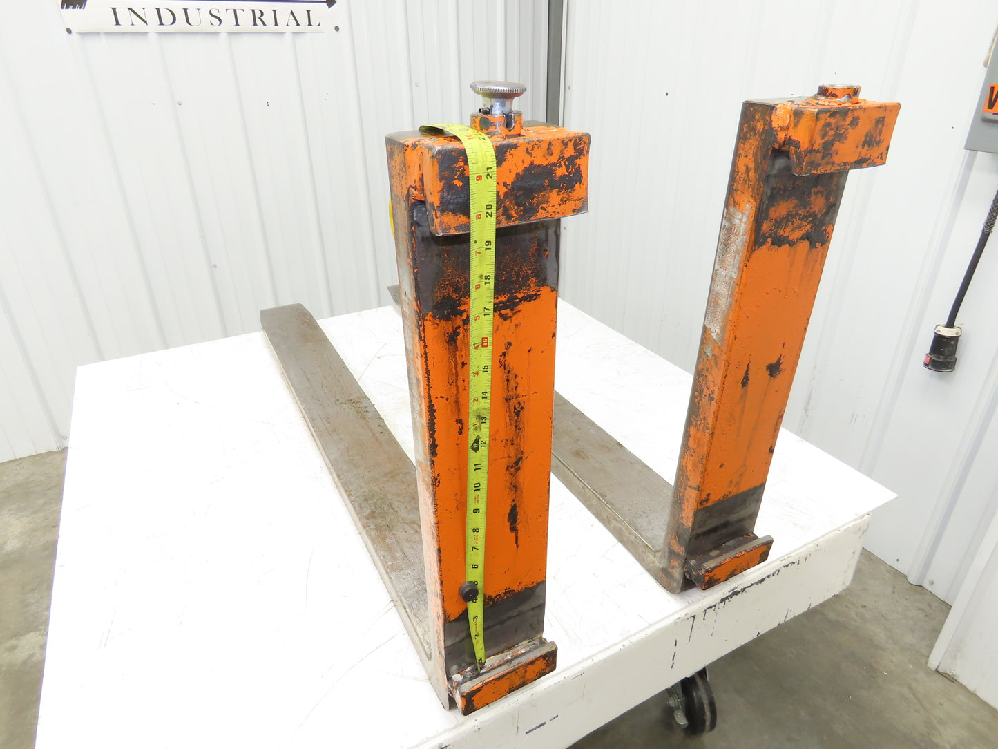 Class 3 Steel Forklift Forks Pair 4-3/4 X 47.5"  20" Carriage TS2364-1500X500