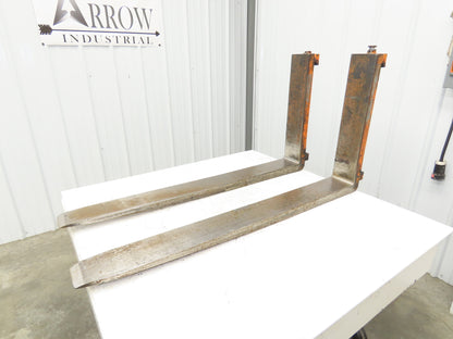 Class 3 Steel Forklift Forks Pair 4-3/4 X 47.5"  20" Carriage TS2364-1500X500