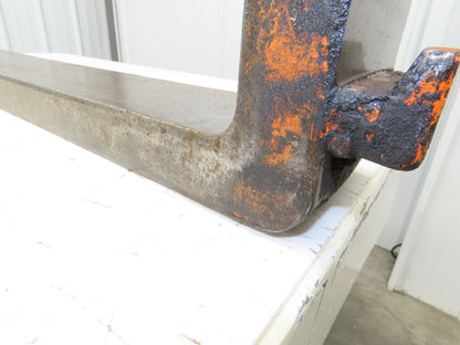 Class 3 Steel Forklift Forks Pair 4-3/4 X 47.5"  20" Carriage TS2364-1500X500