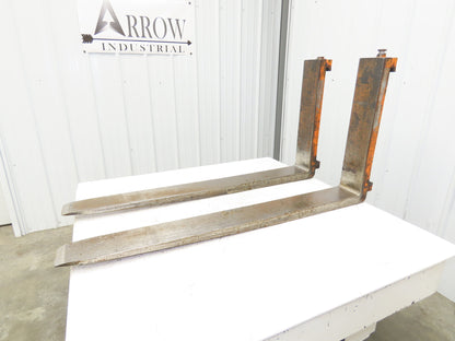 Class 3 Steel Forklift Forks Pair 4-3/4 X 47.5"  20" Carriage TS2364-1500X500