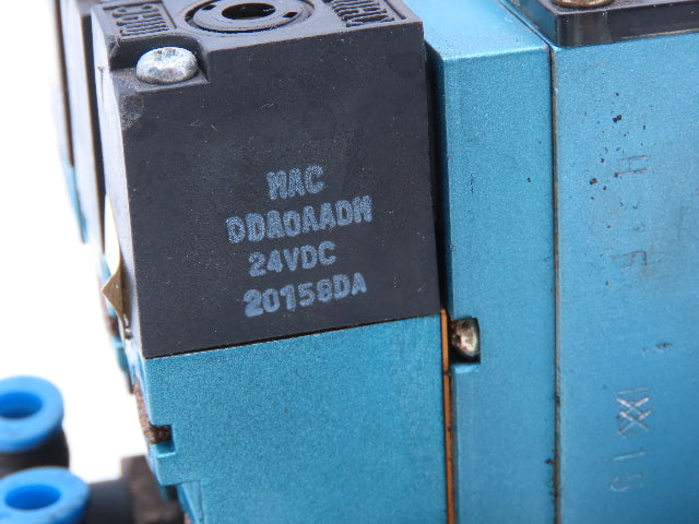 MAC 92 Series MAConnect 3-Station Pneumatic Solenoid Valve Manifold Assembly 24V
