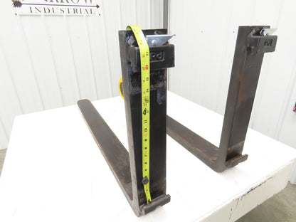 PD 1609PD 4x42" Class 2 Steel Forklift Forks 16" Carriage 1-Pair