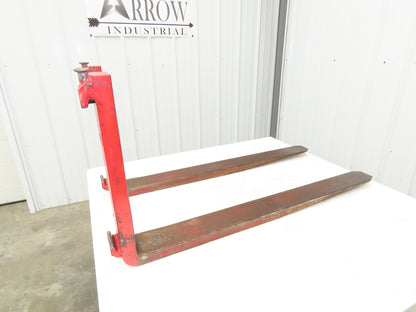 Cascade 7000025 4x42" Class 2 Steel Forklift Forks 16" Carriage 1-Pair