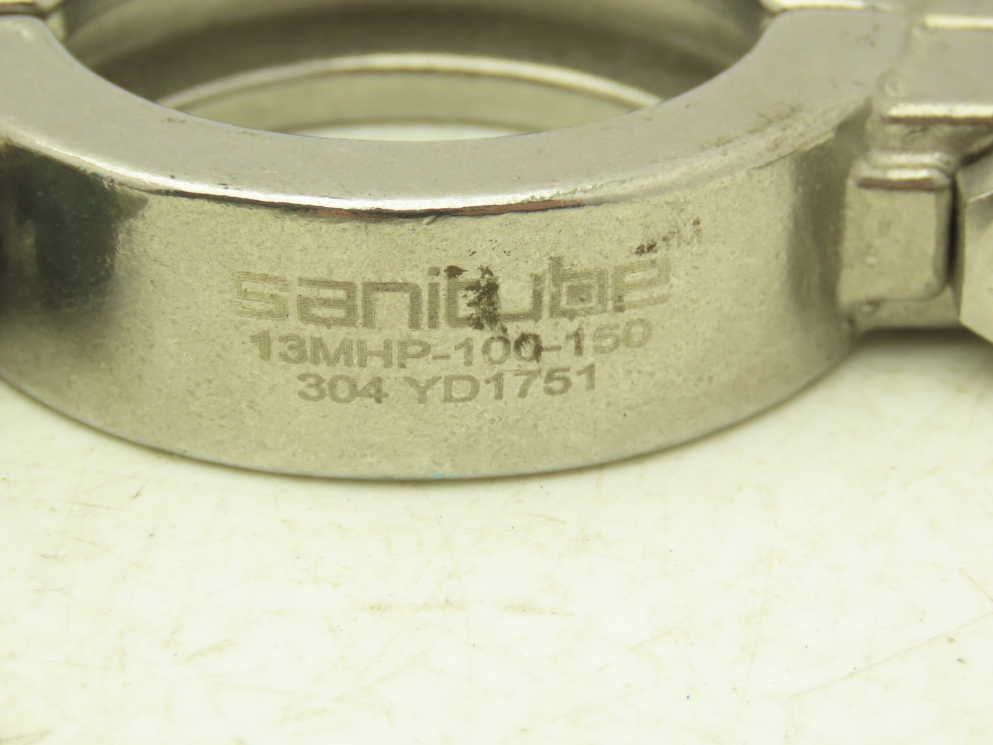 Sanitube 13MHP-100-150 Double Bolted Sanitary Clamp 304SS 1"-1-1/2" Lot of 9