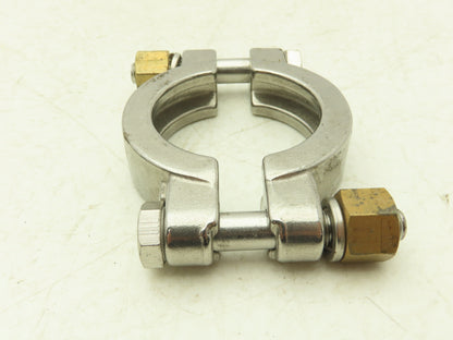 Sanitube 13MHP-100-150 Double Bolted Sanitary Clamp 304SS 1"-1-1/2" Lot of 9