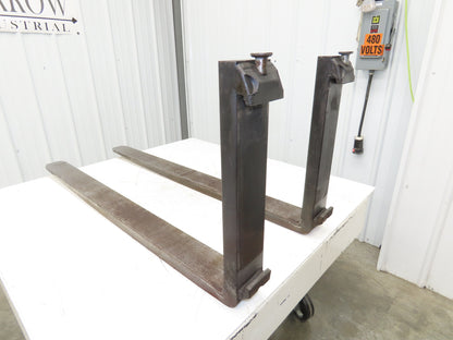 Kenhar K516 4x47.5" Class 2 Steel Forklift Forks 16" Carriage 1-Pair