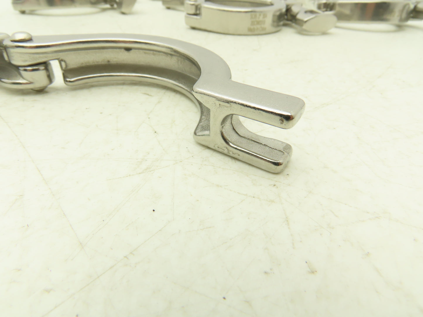 TL China 2" Steel Bolted Sanitary Clamp 304SS 2" Pipe Flange Dia 2.5" Lot of 18
