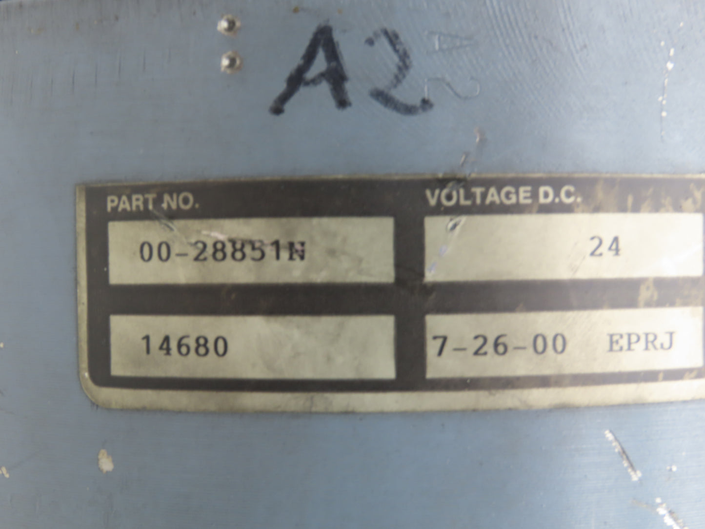 BPR Rico 00-28851N DC Drive Motor 24VDC Off PLRDD100