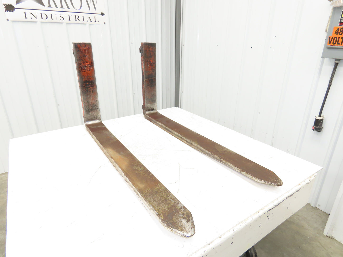 Kenhar 820-005-033/004 4x42" Class 2 Steel Forklift Forks 16" Carriage 1-Pair