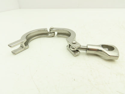 1-1.5 Steel Bolted Sanitary Clamp 304SS 1" to 1-1/2" Pipe Lot of 14