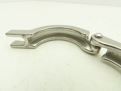 1-1.5 Steel Bolted Sanitary Clamp 304SS 1" to 1-1/2" Pipe Lot of 14
