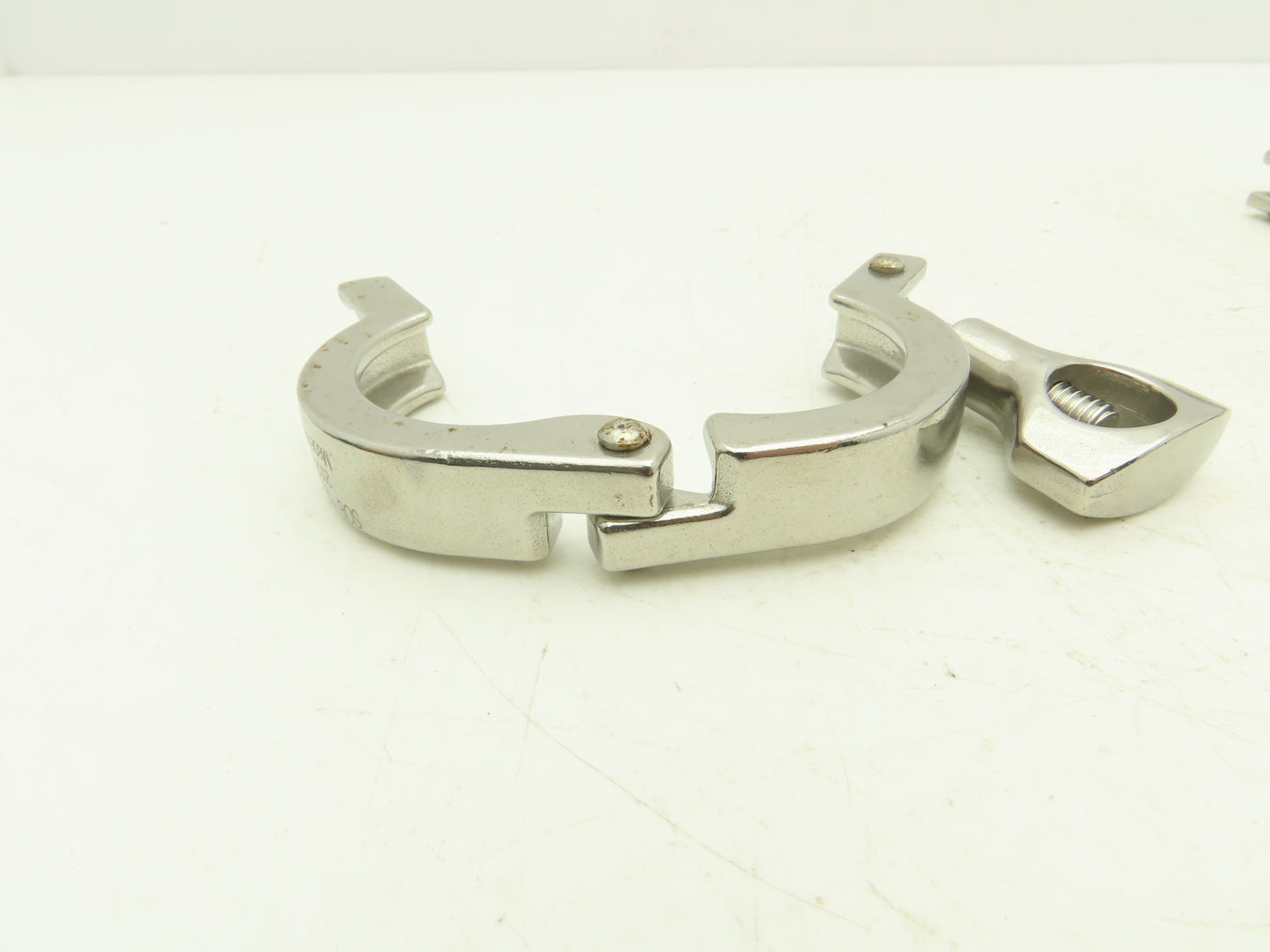 1-1.5 Steel Bolted Sanitary Clamp 304SS 1" to 1-1/2" Pipe Lot of 14