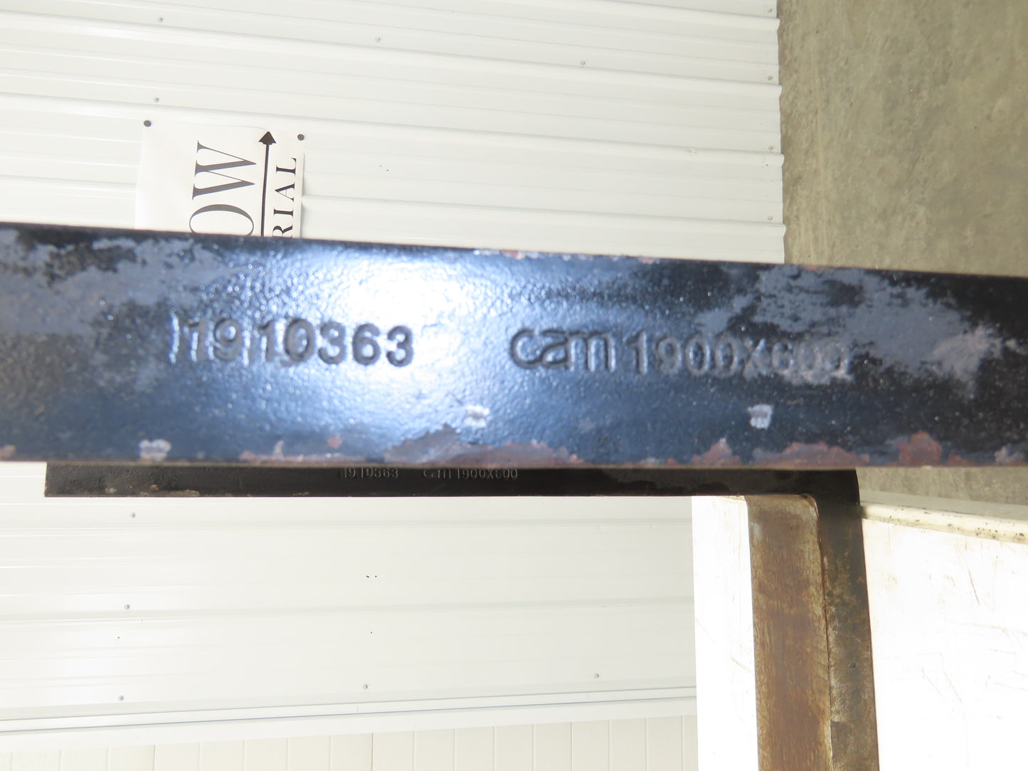 Cam 1910363 4-3/4 X 72" Class 3 Steel Forklift Forks Pair 20" Carriage