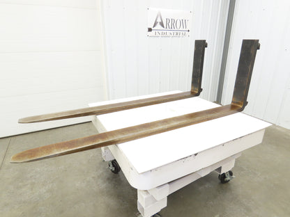 Cam 1910363 4-3/4 X 72" Class 3 Steel Forklift Forks Pair 20" Carriage