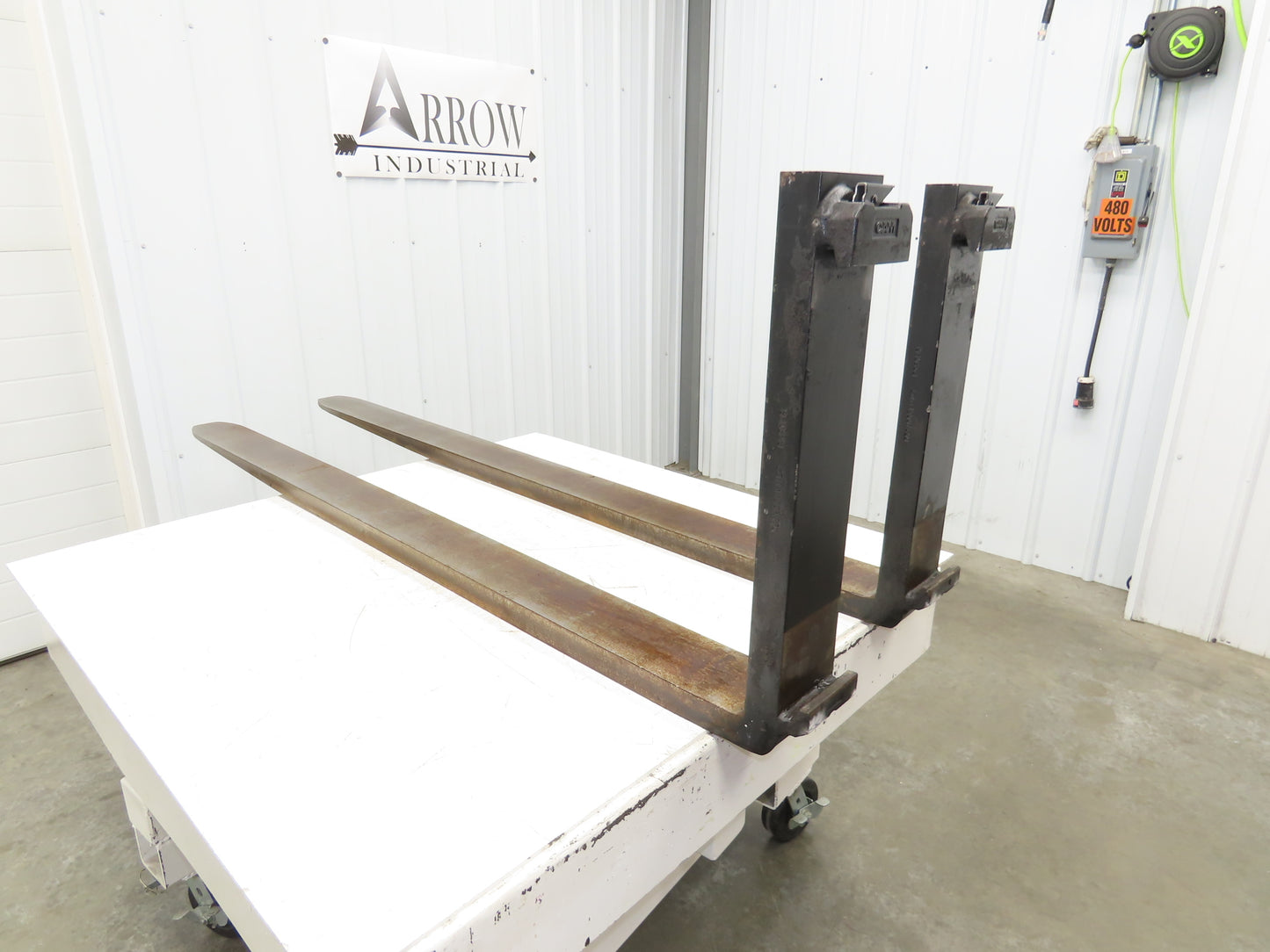 Cam 1910363 4-3/4 X 72" Class 3 Steel Forklift Forks Pair 20" Carriage