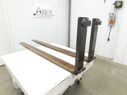 Cam 1910363 4-3/4 X 72" Class 3 Steel Forklift Forks Pair 20" Carriage