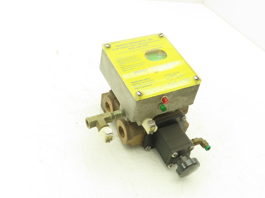 Norco WCV-I-4-A-1-E3A5-A-L-D/B Bronze Water Flow Control Valve 1/2"NPT 4 Way