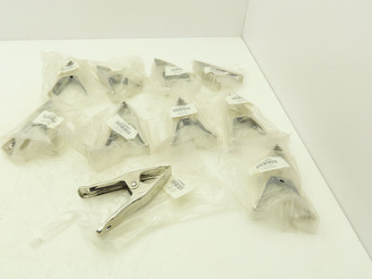 Westward 4CN92A Steel Jaw Tip Clamp 2" Max opening 6" Overall Length Lot of 10